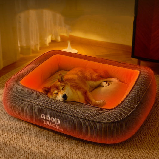 Lit Chauffant pour Chien – Couchage Douillet, Chaud et Rassurant