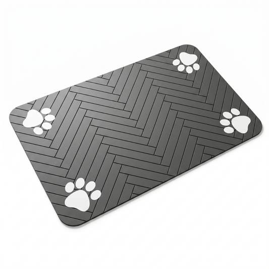 Napperon Absorbant pour Chien – Sol Propre, Gamelle Stable et Hygiène au Quotidien